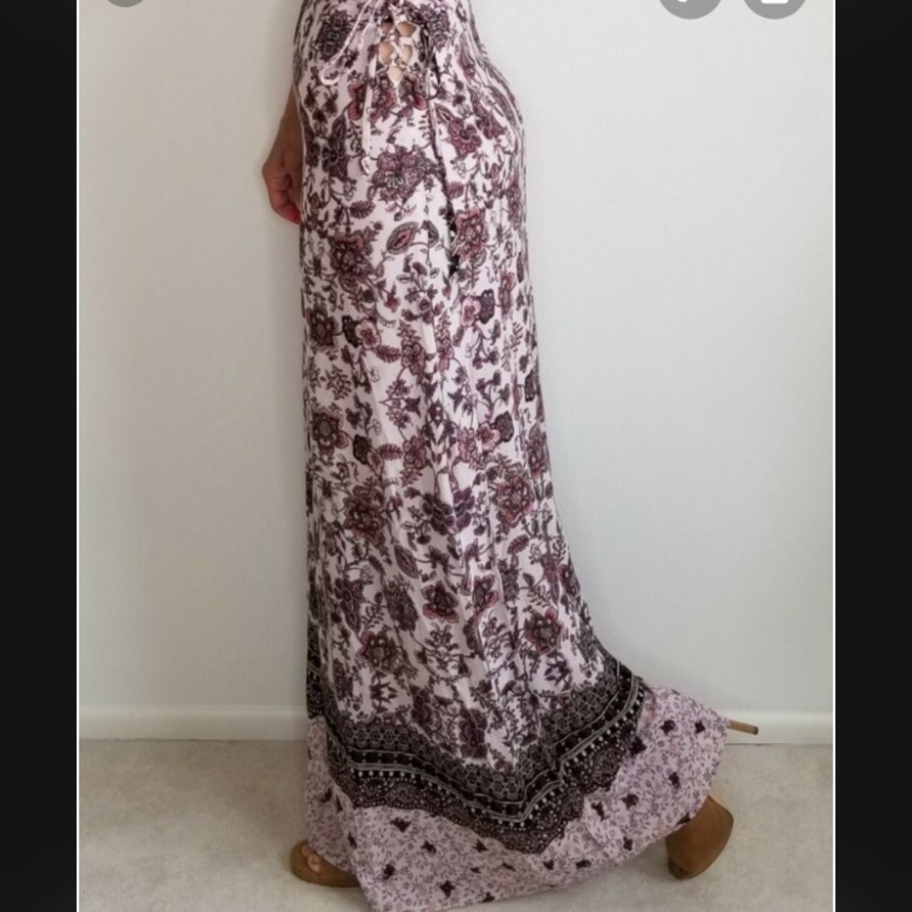 Sadie & Sage Side Tie Maxi Skirt